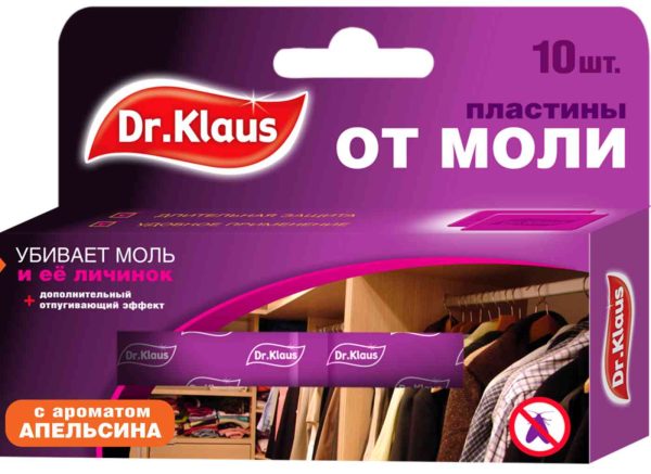 Пластины от моли  Dr. Klaus