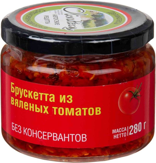Брускета из вяленых томатов Olivateca