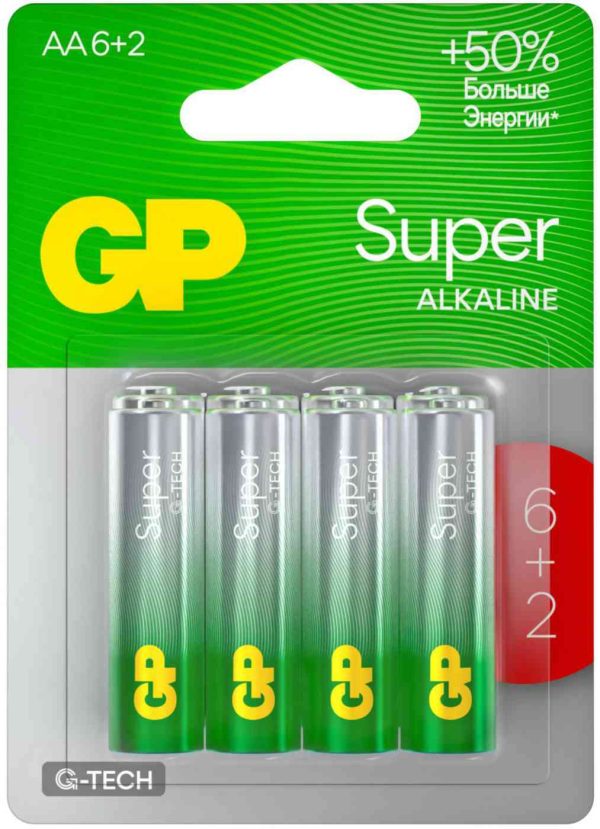 Батарейки алкалиновые GP