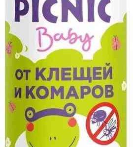 Аэрозоль от клещей и комаров  Picnic