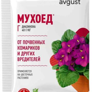 Инсектицид от почвенных вредителей на цветах Avgust