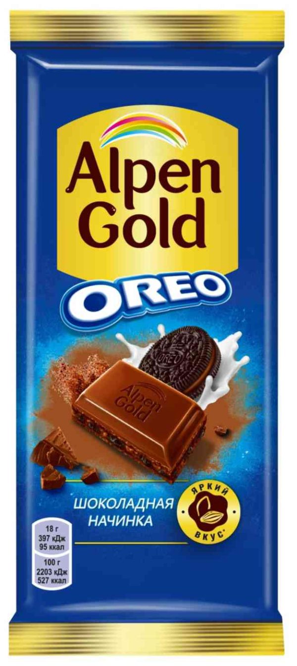 Шоколад молочный Alpen Gold