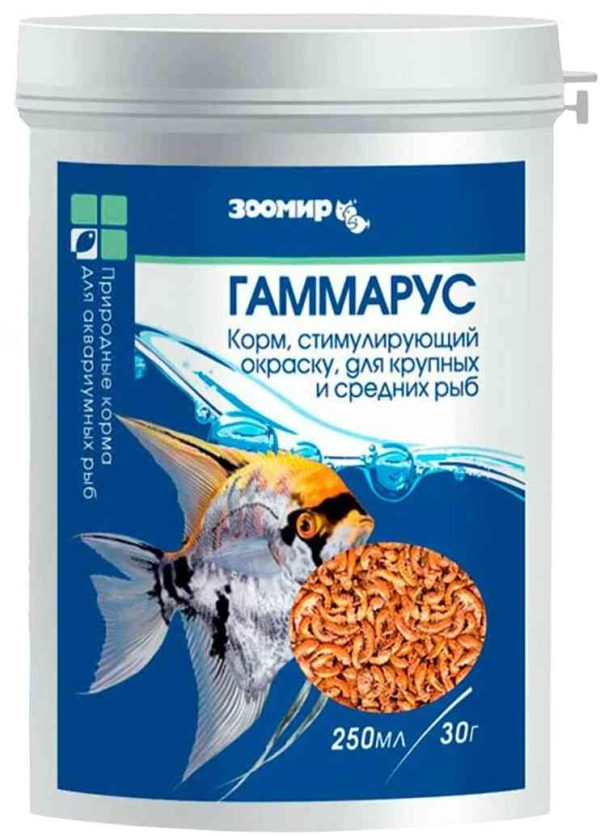 Корм, стимулирующий окраску, для крупных и средних рыб  Зоомир