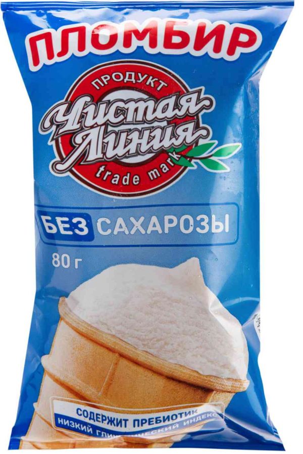 Мороженое пломбир Чистая Линия
