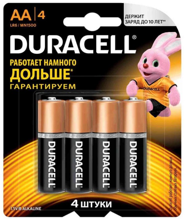 Батарейки алкалиновые Duracell