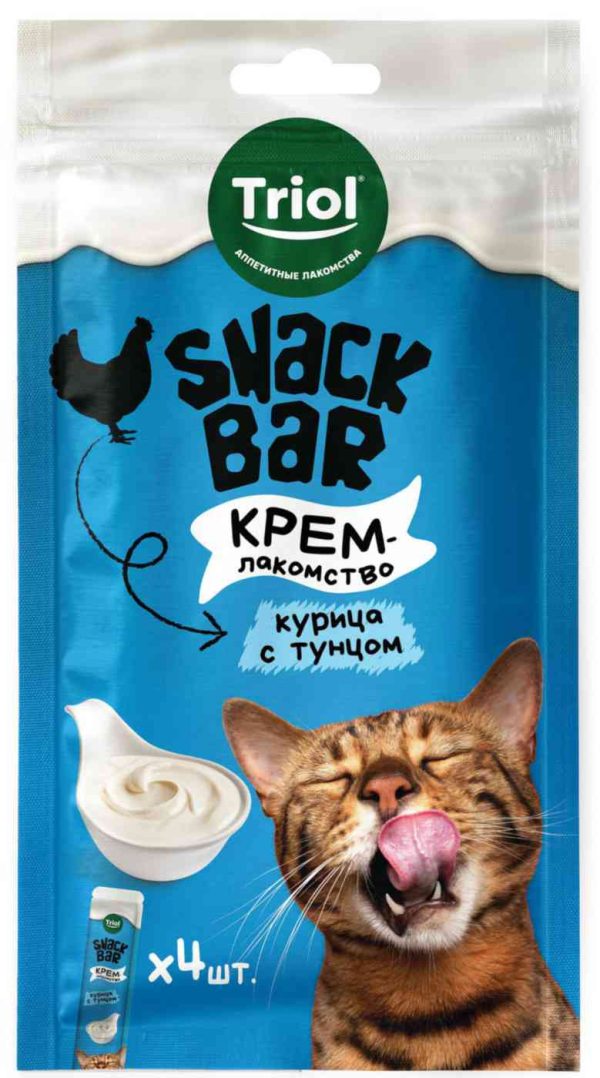 Крем-лакомство для кошек  Triol