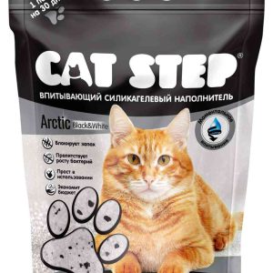 Наполнитель для кошачьего туалета впитывающий силикагелевый Cat Step