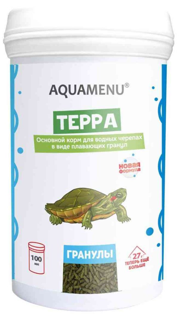 Корм для водных черепах  Aquamenu