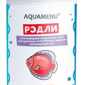 Корм для усиления естественной окраски аквариумных рыб  Aquamenu