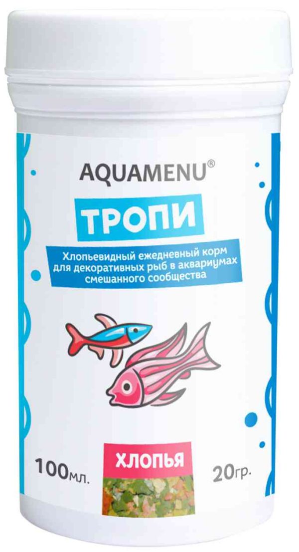 Корм для декоративных рыб  Aquamenu