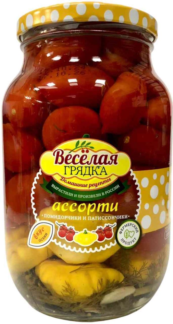 Ассорти овощное  Весёлая грядка
