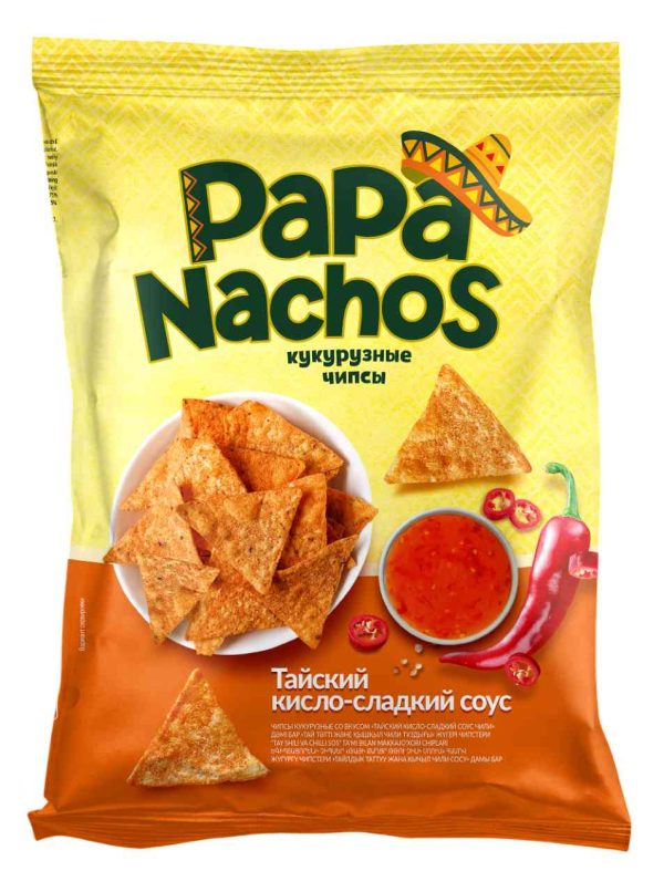 Чипсы кукурузные Papa Nachos