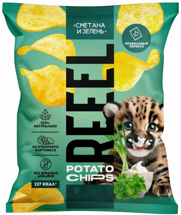 Чипсы картофельные Reeel