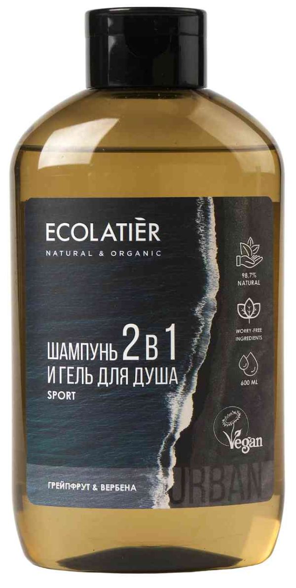 Шампунь и гель для душа 2в1 Ecolatier