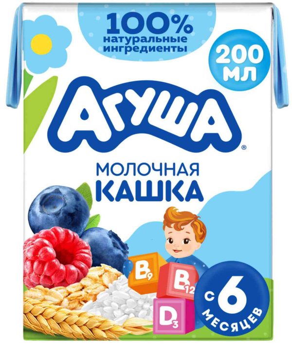 Каша злаковая молочная Агуша