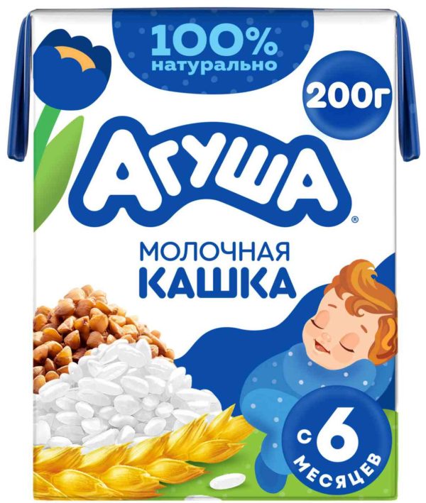 Каша злаковая молочная Агуша