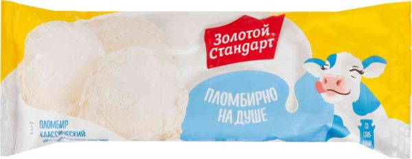 Мороженое пломбир Золотой Стандарт