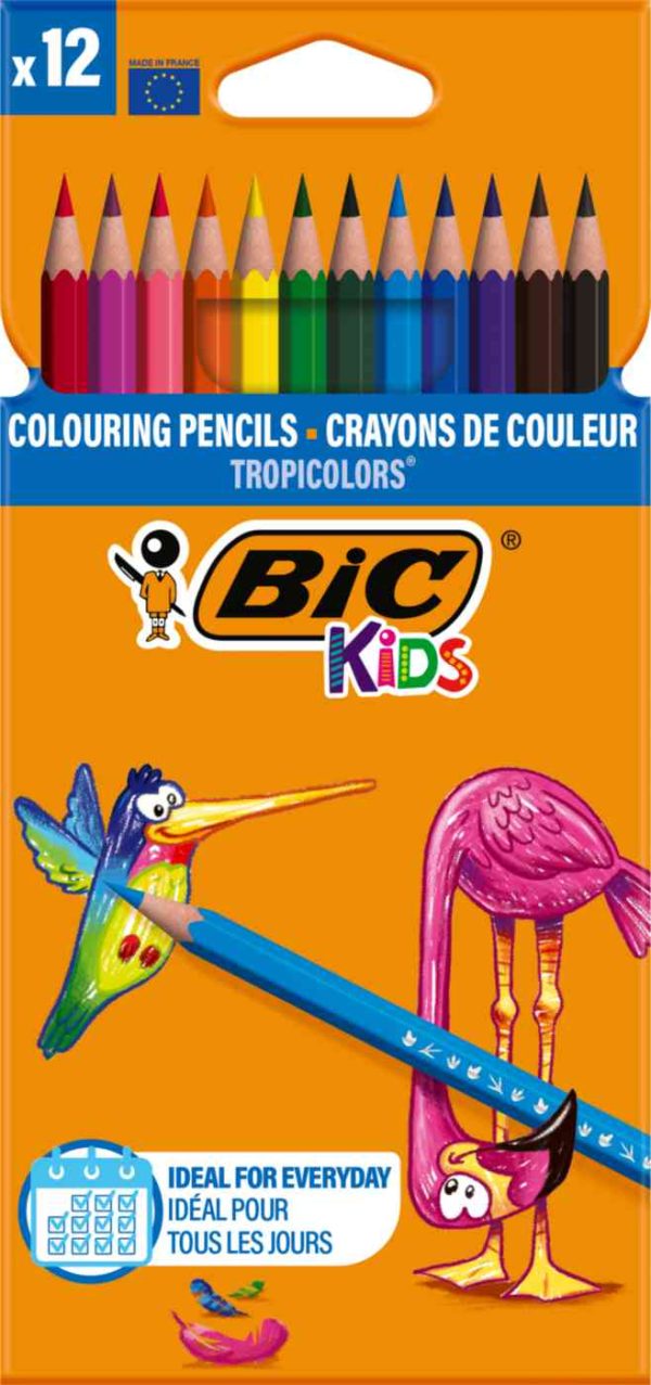 Цветные карандаши  Bic