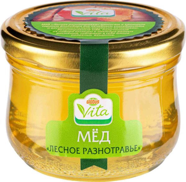 Мёд Лесное разнотравье Глобус Вита