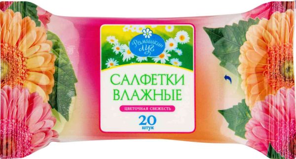 Влажные салфетки  Ромашкин луг