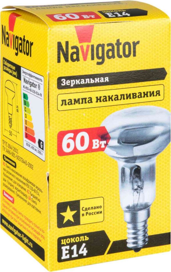 Лампа накаливания Navigator