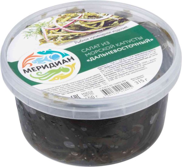 Морская капуста салат Меридиан