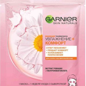 Маска для лица тканевая Увлажнение + комфорт Garnier