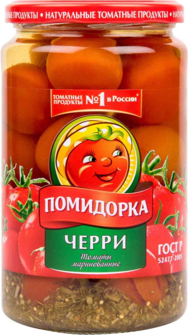 Томаты черри маринованные Помидорка
