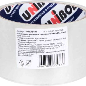 Клейкая лента упаковочная Unibob