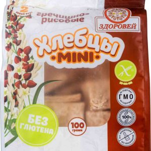 Хлебцы хрустящие гречишно-рисовые Здоровей