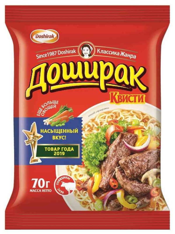 Лапша быстрого приготовления Доширак