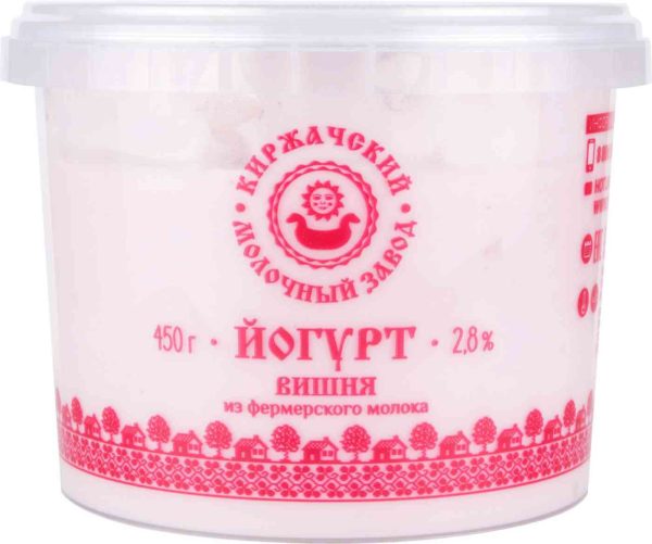 Йогурт из фермерского молока Киржачский молочный завод