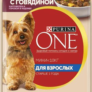 Влажный корм для собак мини пород  Purina One