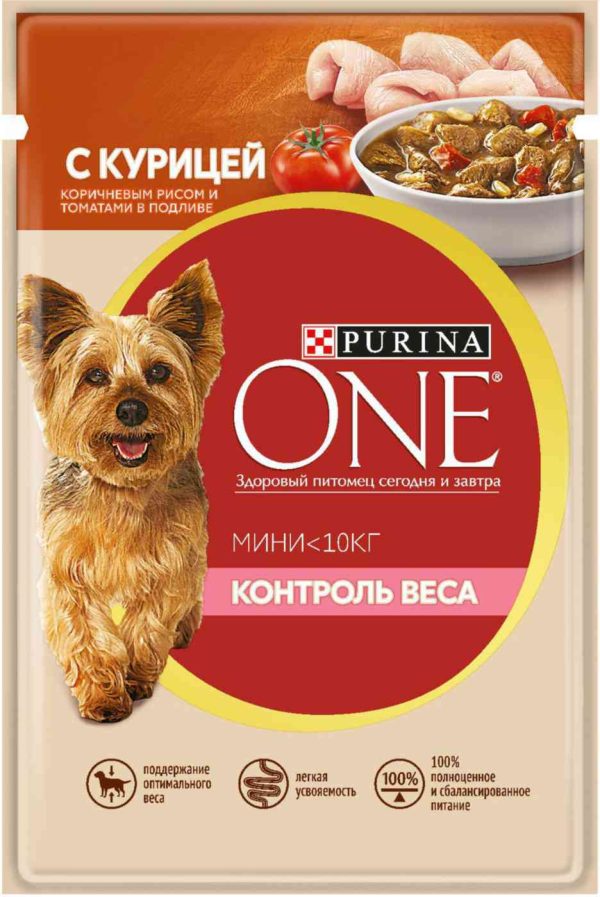 Влажный корм для собак мини пород  Purina One