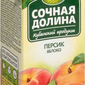 Нектар персиково-яблочный Сочная долина