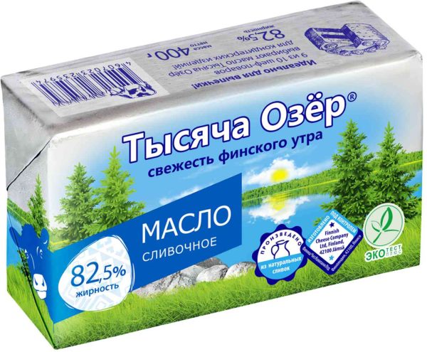 Масло сливочное Тысяча Озёр
