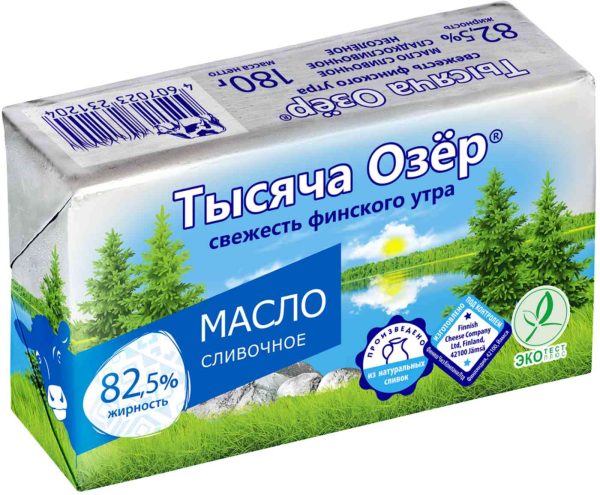 Масло сливочное Тысяча Озёр