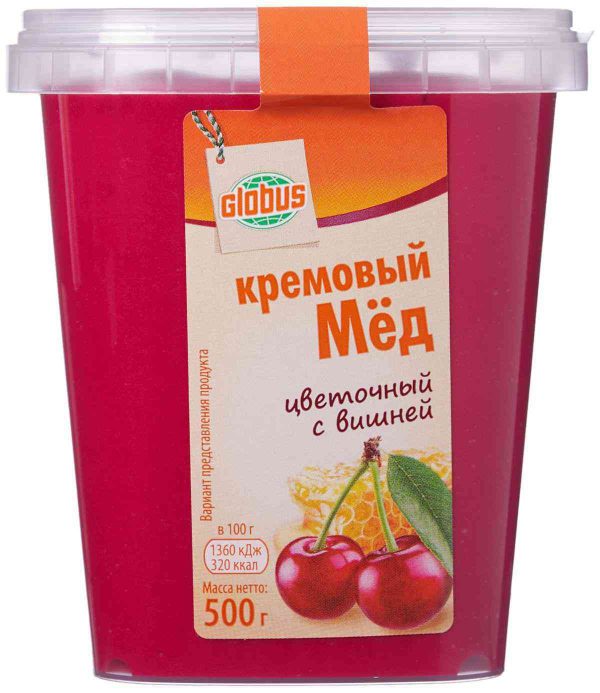 Мёд кремовый Глобус