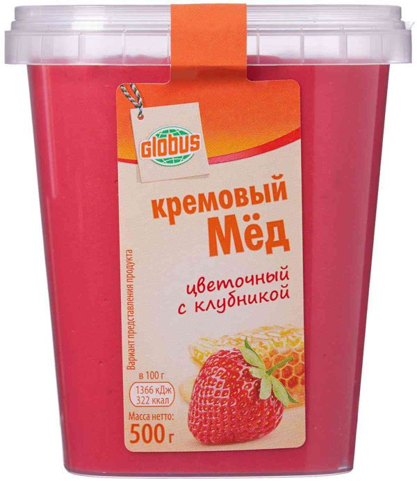 Мёд кремовый Глобус