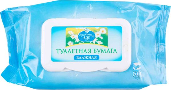 Туалетная бумага влажная Ромашкин луг