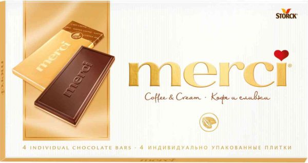 Шоколад молочный Merci