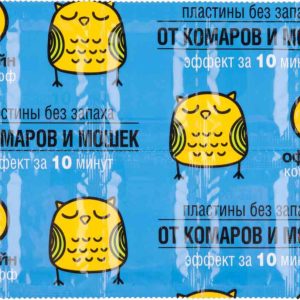 Пластины от комаров и мошек  Комарофф
