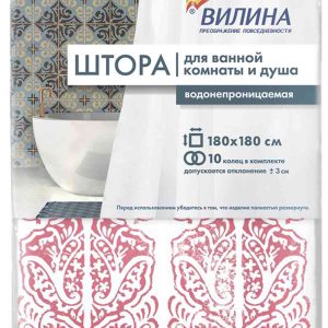 Штора водонепроницаемая для ванны и душа V-Line