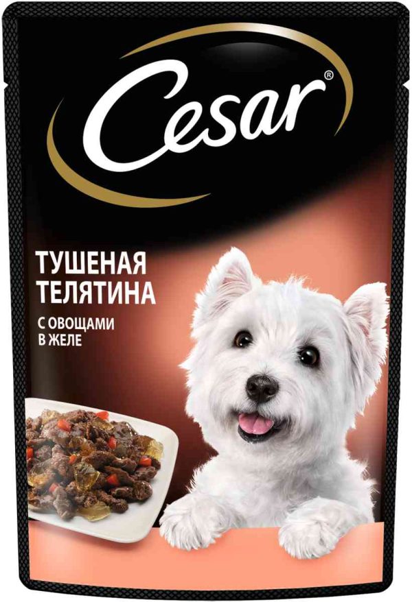 Влажный корм для собак  Cesar
