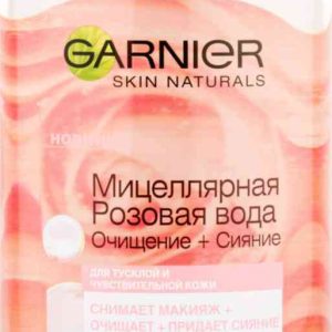 Мицеллярная розовая вода  Garnier