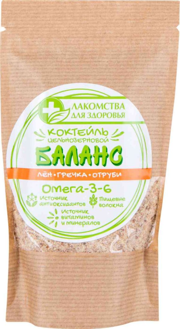 Коктейль цельнозерновой Лакомства для здоровья