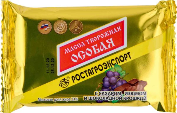 Творожная масса Особая Ростагроэкспорт