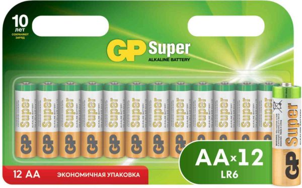 Батарейки алкалиновые GP