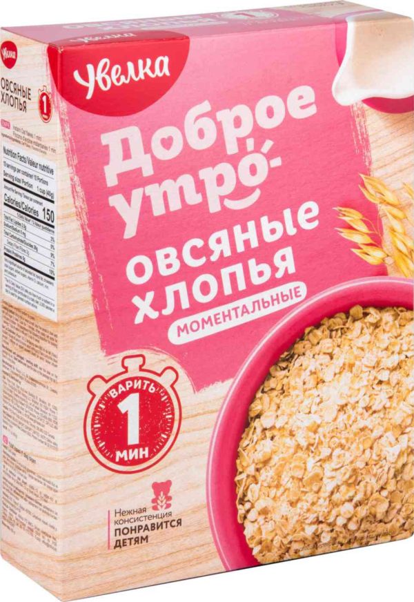 Хлопья овсяные Увелка