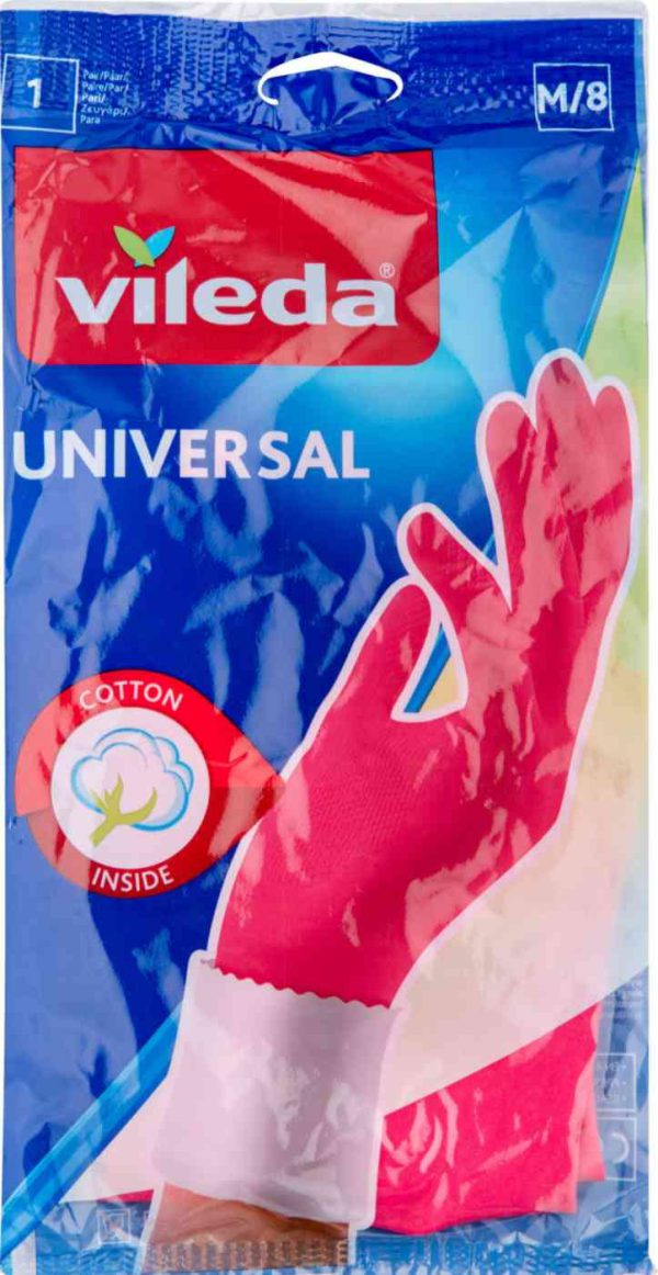 Перчатки хозяйственные универсальные Vileda